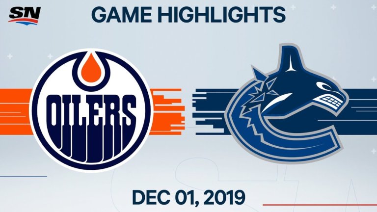 NHL Highlights | Oilers vs. Canucks - Dec. 1, 2019 - The Hockey Buzz