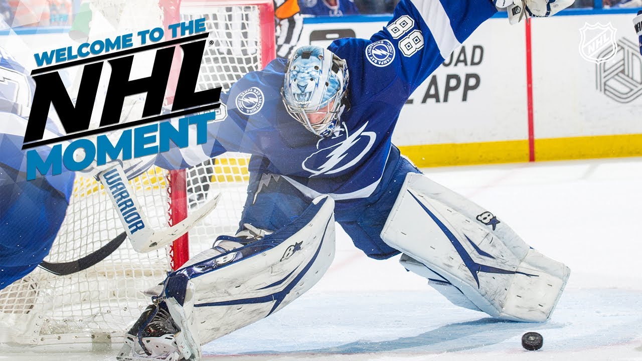 Andrei Vasilevskiy reveals his 'Welcome to the NHL' Moment ...