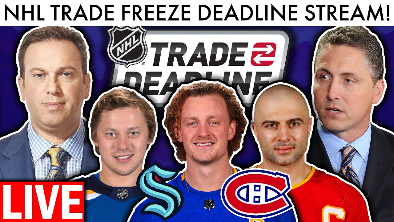 NHL TRADE DEADLINE & ROSTER FREEZE LIVE STREAM! (Seattle Kraken Final Roster Predictions ...